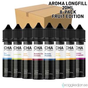 CHA of Sweden Fruit Edition | Komplett Pack | 8st*Aroma Longfill 20ml