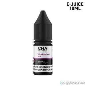 CHA of Sweden Ice Edition | Blackcurrant Ice | 10ml E-Juice | 14mg Saltnikotin