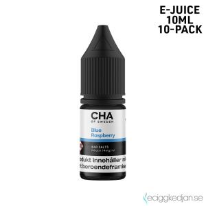 CHA of Sweden Fruit Edition | Blue Raspberry | 10ml E-Juice | 14mg Saltnikotin | 10pack