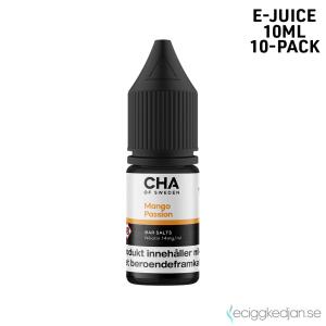 CHA of Sweden Fruit Edition | Mango Passion | 10ml E-Juice | 14mg Saltnikotin | 10pack