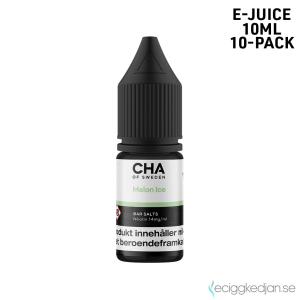 CHA of Sweden Ice Edition | Melon Ice | 10ml E-Juice | 14mg Saltnikotin | 10pack
