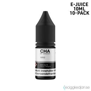 CHA of Sweden Drinks Edition | NRG | 10ml E-Juice | 14mg Saltnikotin | 10pack