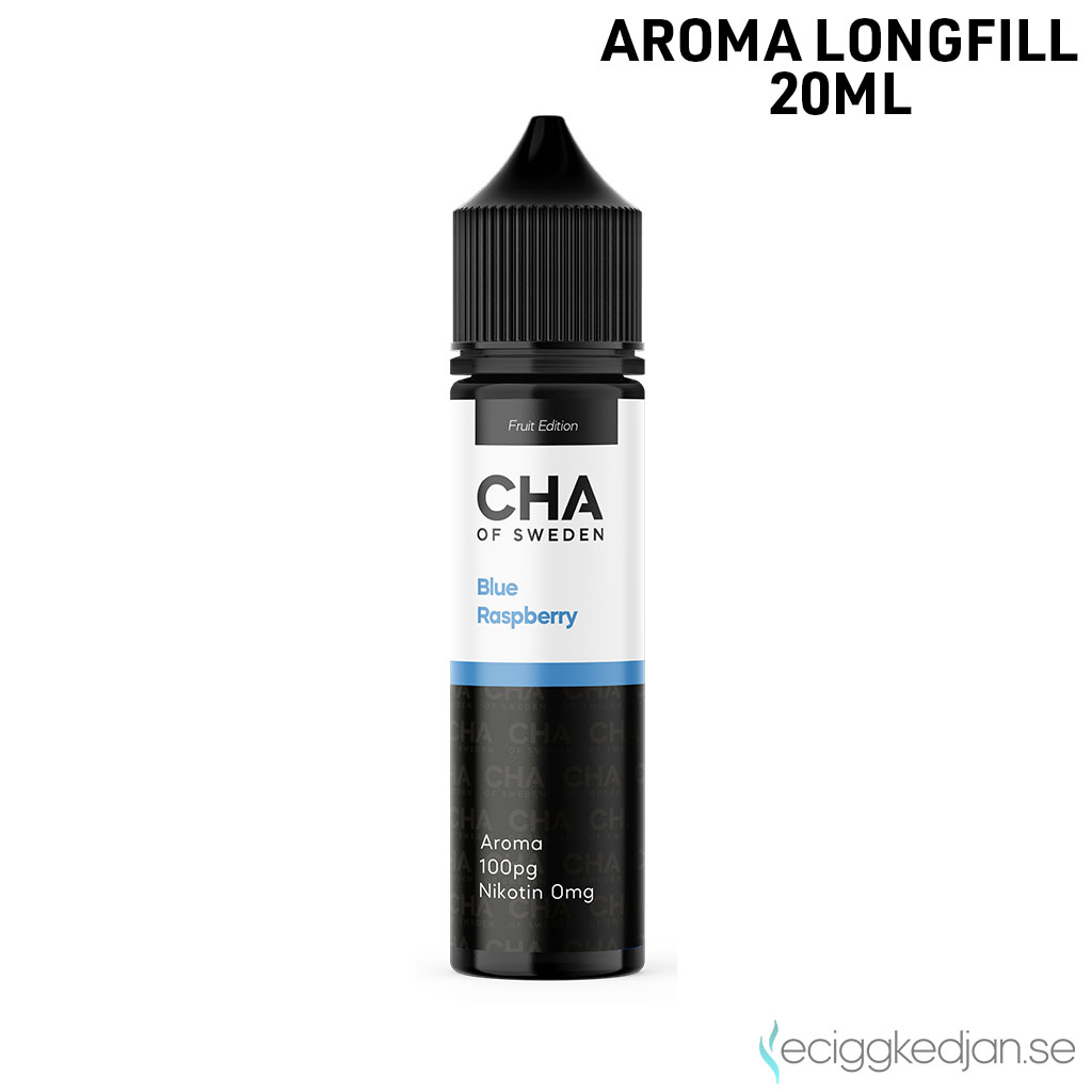 CHA of Sweden Fruit Edition | Blue Raspberry | MTL | 20ml Aroma Longfill