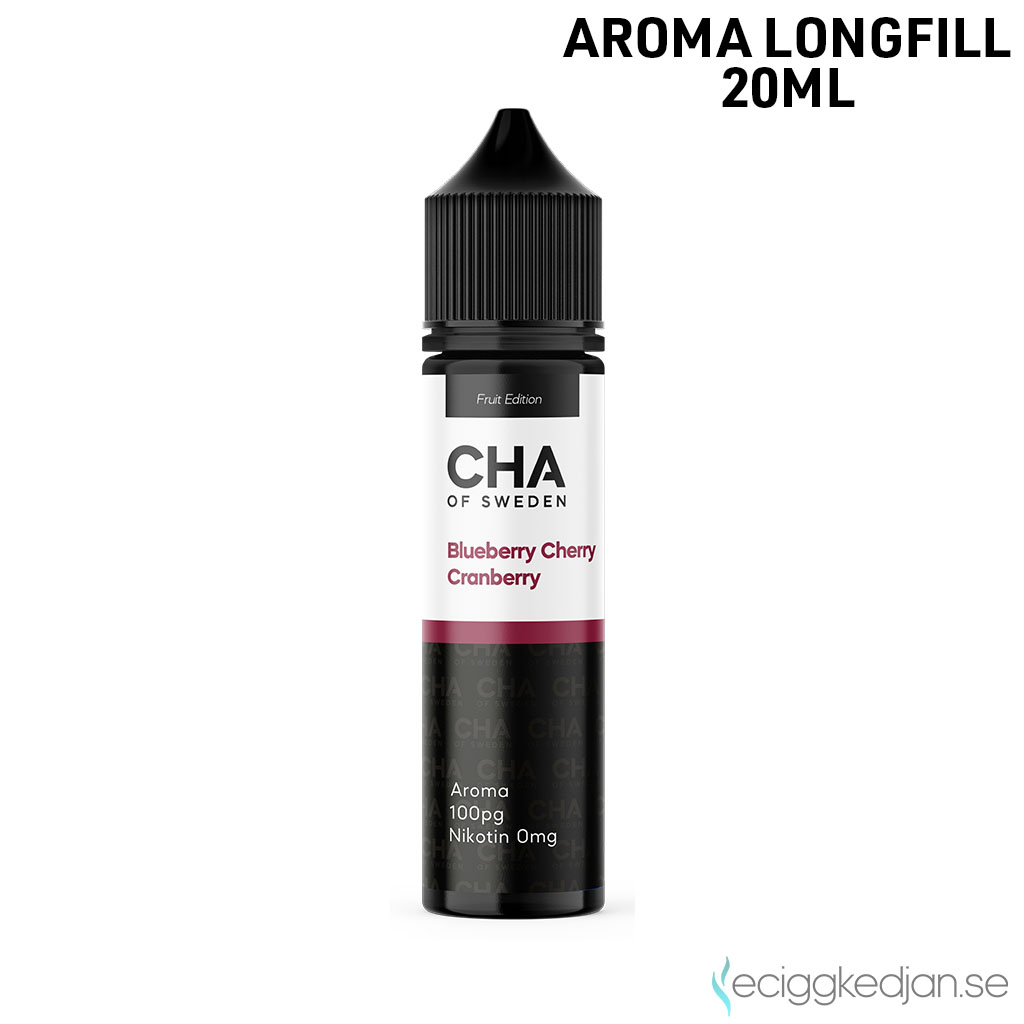 CHA of Sweden Fruit Edition | Blueberry Cherry Cranberry | MTL | 20ml Aroma Longfill