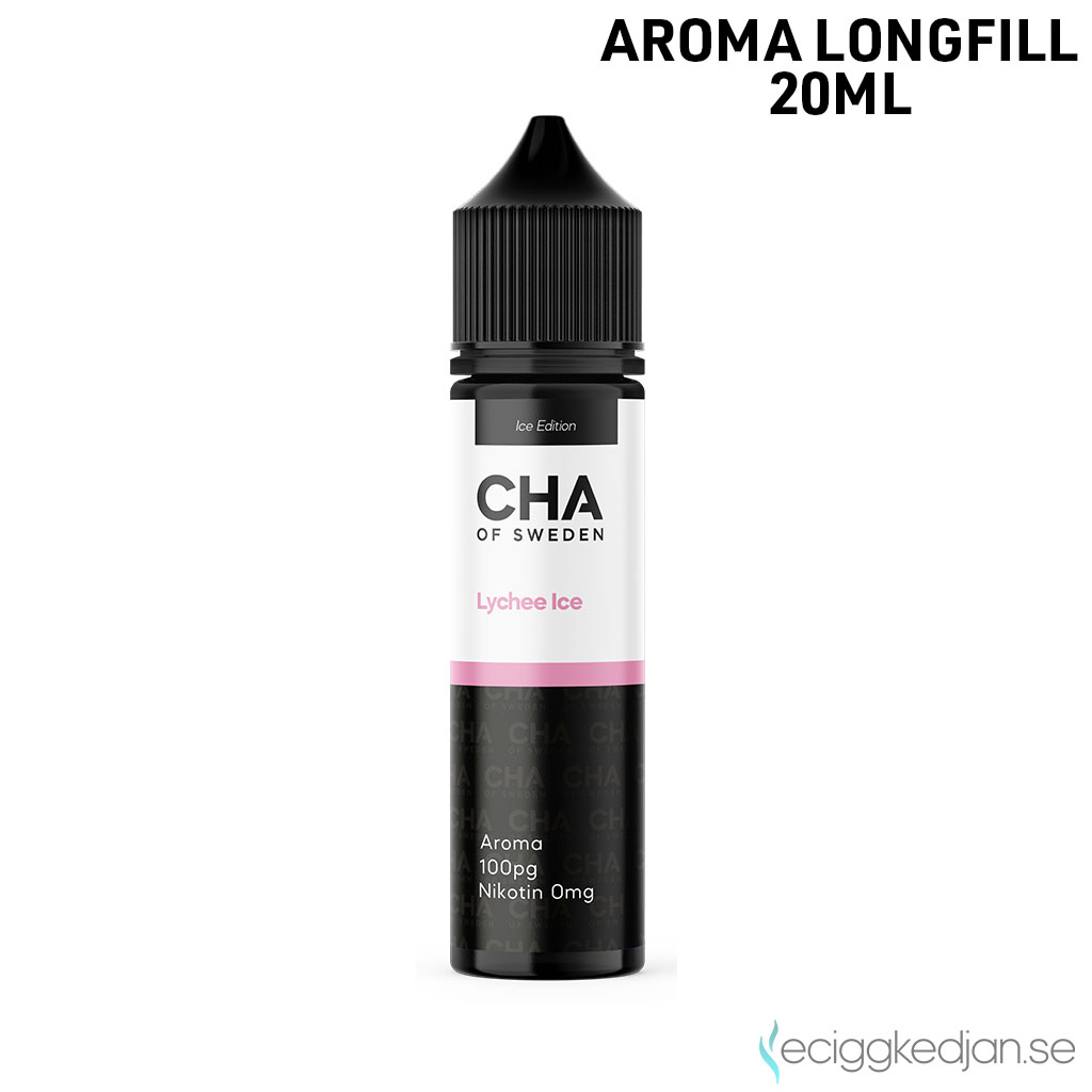 CHA of Sweden Ice Edition | Lychee Ice | MTL | 20ml Aroma Longfill