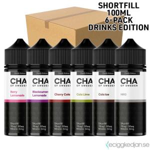 CHA of Sweden Drinks Edition | Komplett Pack | 6st*Shortfill 100ml