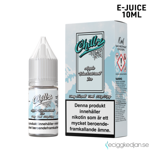 Chillz | Apple Blackcurrant Ice | 10ml E-Juice | 14mg Saltnikotin