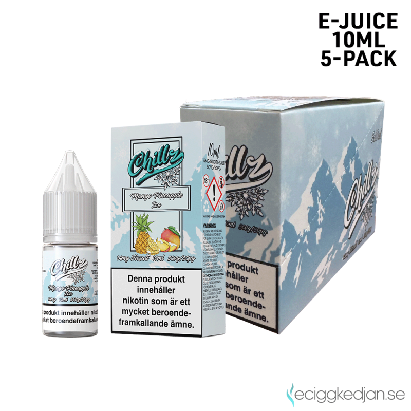 Chillz | Mango Pineapple Ice 10ml E-Juice 14mg Saltnikotin 5pack