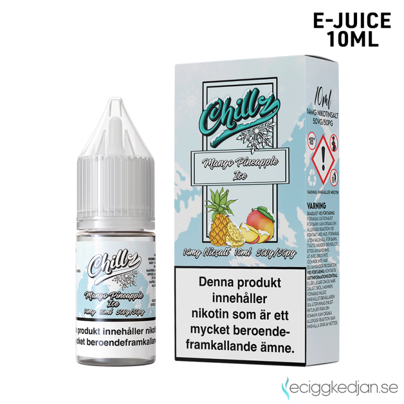 Chillz | Mango Pineapple Ice 10ml E-Juice 14mg Saltnikotin