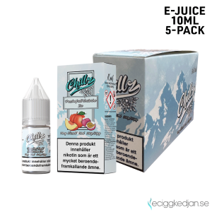 Chillz | Passionfruit Nectarine Ice | 10ml E-Juice | 14mg Saltnikotin | 5pack