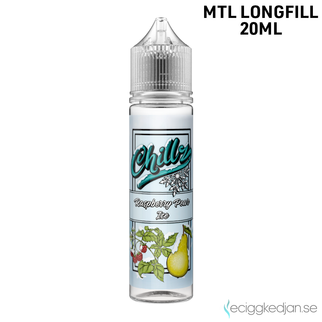 Chillz | Raspberry Pear Ice | MTL | 20ml Longfill