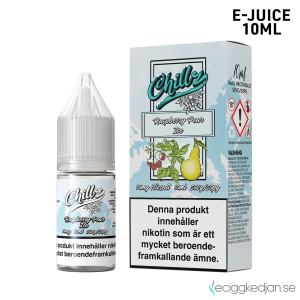 Chillz | Raspberry Pear Ice | 10ml E-Juice | 14mg Saltnikotin