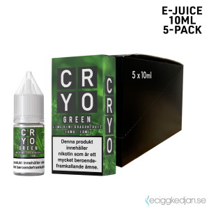 Cryo Salt | Green | 10ml E-Juice | 14mg Saltnikotin | 5pack