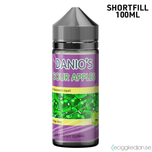 Danios | Sour Apples |100ml Shortfill
