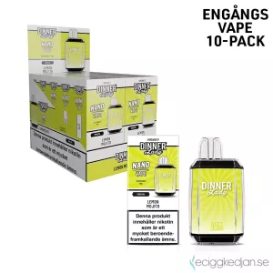 Dinner Lady Nano Mesh | Lemon Mojito | Engångs Vape | 20mg | 10pack