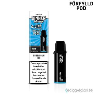 Dinner Lady S-Line Mesh Pod | Bubblegum Ice | Förfylld Pod