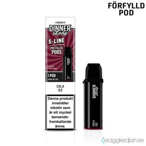 Dinner Lady S-Line Mesh Pod | Cola Ice | Förfylld Pod