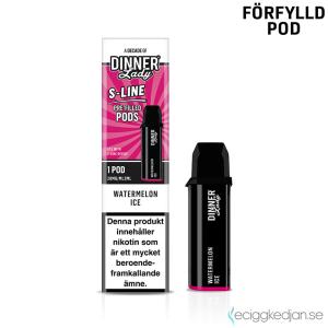 Dinner Lady S-Line Mesh Pod | Watermelon Ice | Förfylld Pod