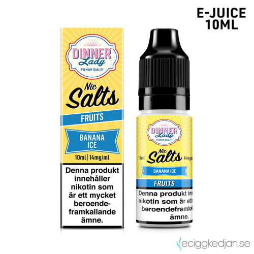 Dinner Salt | Banana Ice | 10ml E-Juice | 14mg Saltnikotin