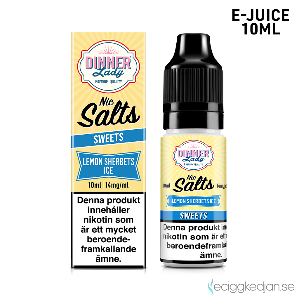 Dinner Salt | Lemon Sherbets Ice | 10ml E-Juice | 14mg Saltnikotin