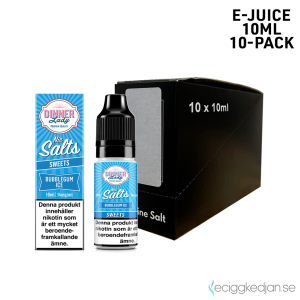 Dinner Salt | Bubblegum Ice | 10ml E-Juice | 14mg Saltnikotin | 10pack
