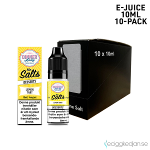 Dinner Salt | Lemon Tart | 10ml E-Juice | 14mg Saltnikotin | 10pack