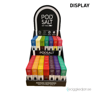 Display | Pod Salt Go Engångs Vape | 14*5pack | OBS!! Utgånget Datum