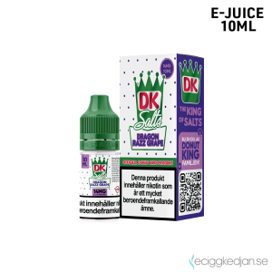 DK Salts | Dragon Razz Grape | 10ml E-Juice | 14mg Saltnikotin