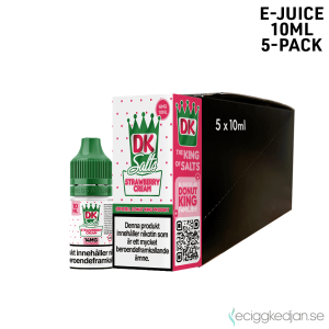 DK Salts | Strawberry Cream | 10ml E-Juice | 14mg Saltnikotin | 5pack