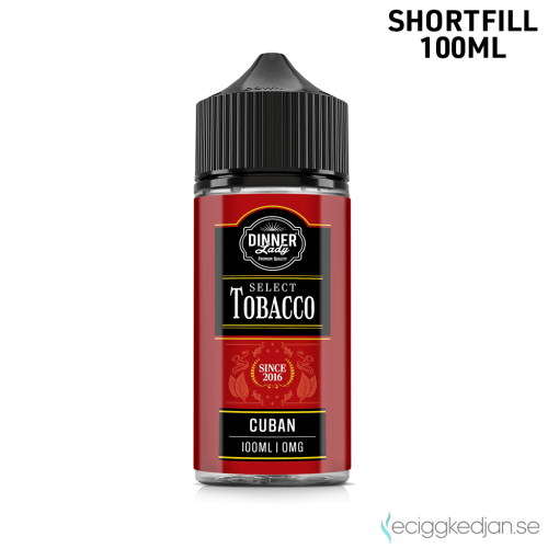 Dinner Lady | Cuban Tobacco | 100ml Shortfill