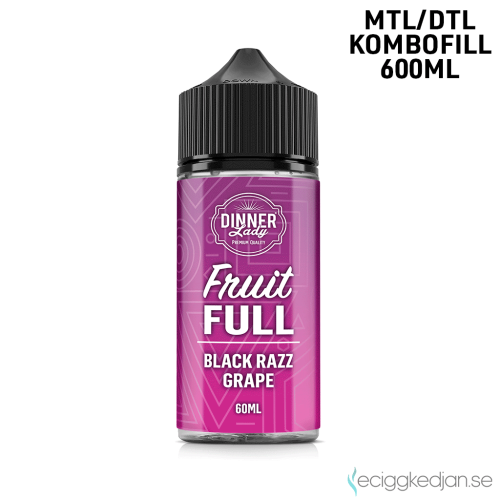 Dinner Lady | Black Razz Grape | 60ml Kombofill