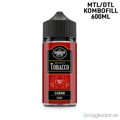Dinner Lady | Cuban Tobacco | 60ml Kombofill