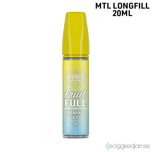 Dinner Lady | Banana Ice | MTL | 20ml Longfill