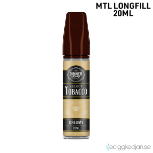 Dinner Lady | Creamy Tobacco | MTL | 20ml Longfill