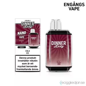 Dinner Lady Nano Mesh | Cola Ice | Engångs Vape | 20mg