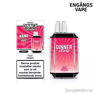 Dinner Lady Nano Mesh | Fizzy Cherry | Engångs Vape | 20mg