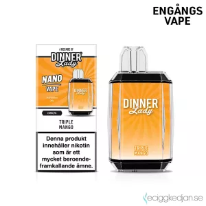 Dinner Lady Nano Mesh | Triple Mango | Engångs Vape | 20mg
