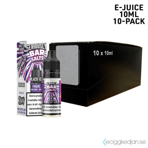 Seriously Bar Salts | Black Ice | 10ml E-Juice | 14mg Saltnikotin | 10pack