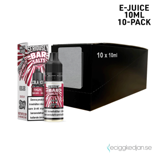 Seriously Bar Salts | Cola Ice | 10ml E-Juice | 14mg Saltnikotin | 10pack