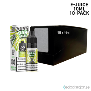 Seriously Bar Salts | Lemon Lime | 10ml E-Juice | 14mg Saltnikotin | 10pack