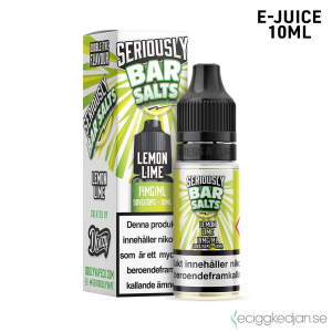 Seriously Bar Salts | Lemon Lime | 10ml E-Juice | 14mg Saltnikotin