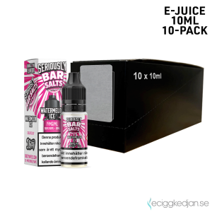 Seriously Bar Salts | Watermelon Ice | 10ml E-Juice | 14mg Saltnikotin | 10pack
