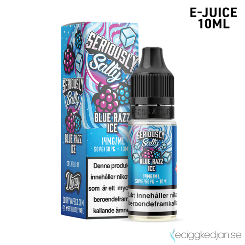 Seriously Salty | Blue Razz Ice | 10ml E-Juice | 14mg Saltnikotin