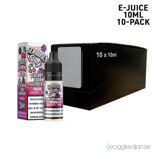 Seriously Salty | Cherry Sour Raspberry | 10ml E-Juice | 14mg Saltnikotin | 10pack