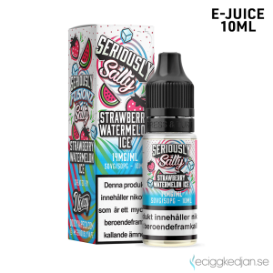 Seriously Salty | Strawberry Watermelon Ice | 10ml E-Juice | 14mg Saltnikotin
