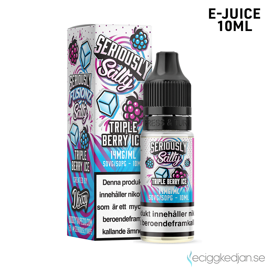 Seriously Salty | Triple Berry Ice | 10ml E-Juice | 14mg Saltnikotin