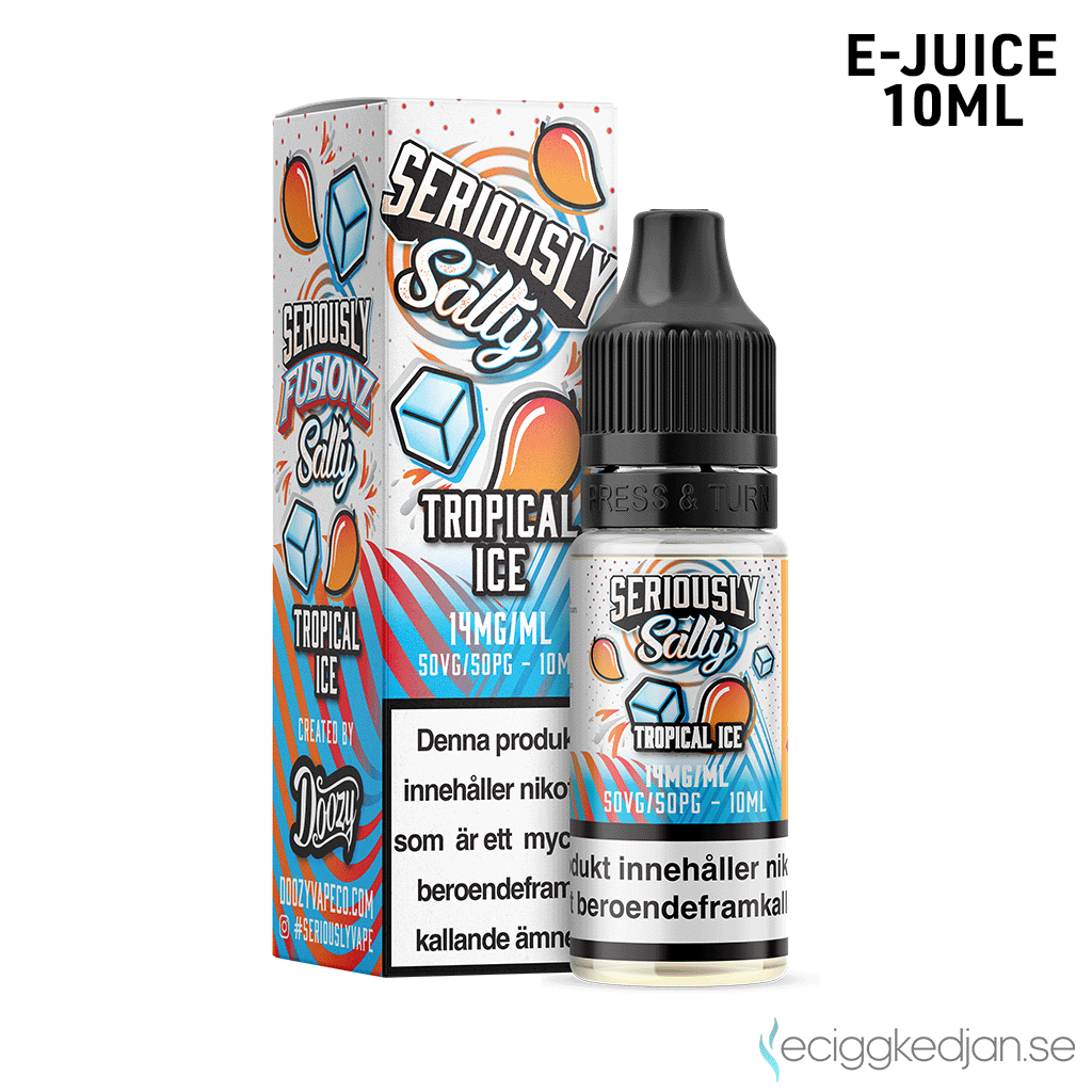 Seriously Salty | Tropical Ice | 10ml E-Juice | 14mg Saltnikotin