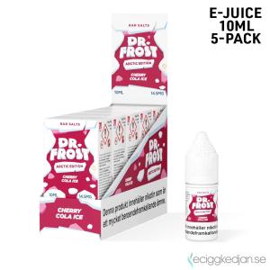 Dr Frost Arctic Edition Bar Salt | Cherry Cola Ice | 10ml E-Juice | 14,5mg Saltnikotin | 5pack