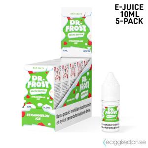 Dr Frost Arctic Edition Bar Salt | Strawmelon Ice | 10ml E-Juice | 14,5mg Saltnikotin | 5pack
