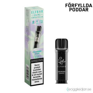 Elfa Mesh Pod | Cranberry Grape | Förfylld Pod | 2pack